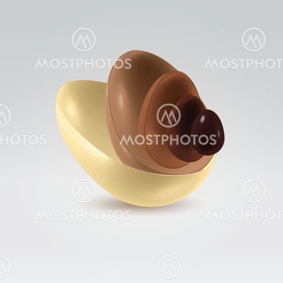 Chocolate shells in motion