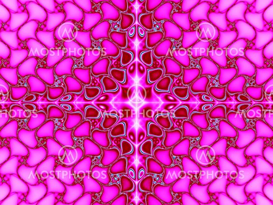 Pink pattern wallpaper with gems