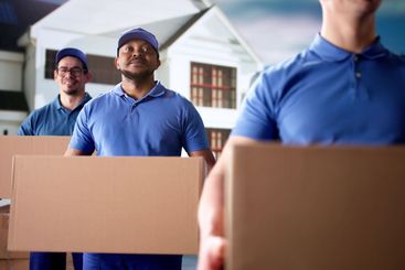 Professional Mover Smiling