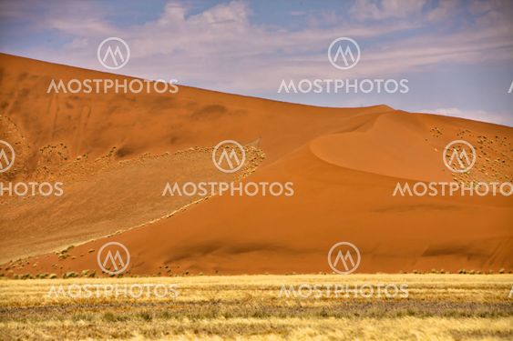 amazing orange dune in the namib naukluft national park near sesriem namibia africa
