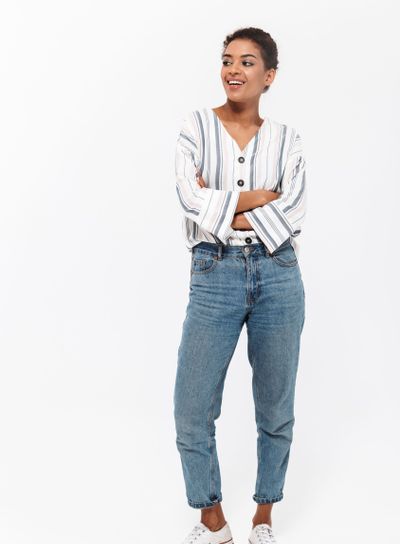 Full length portrait of an attractive young african woman