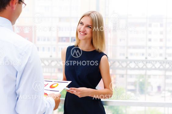 business man and business woman