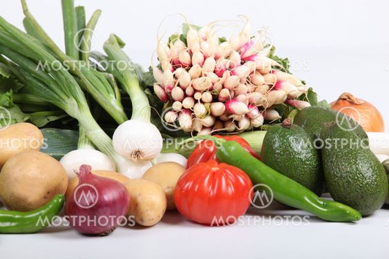 Variety of fresh vegetables