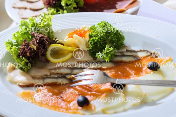 Pieces of fish