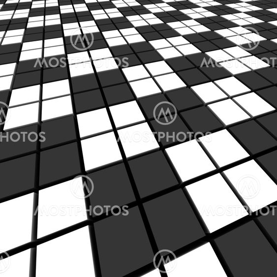 Black and whiite mosaic abstract background