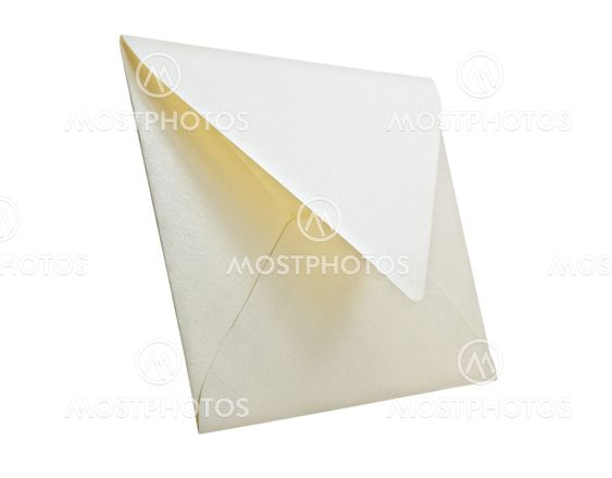 Envelope isolated