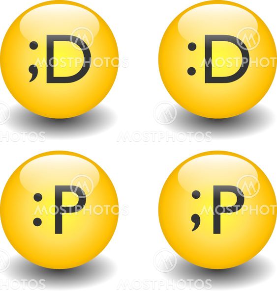 Txt Smileys - Big Smiles & Tongues