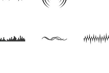 Buzz icons set, simple style