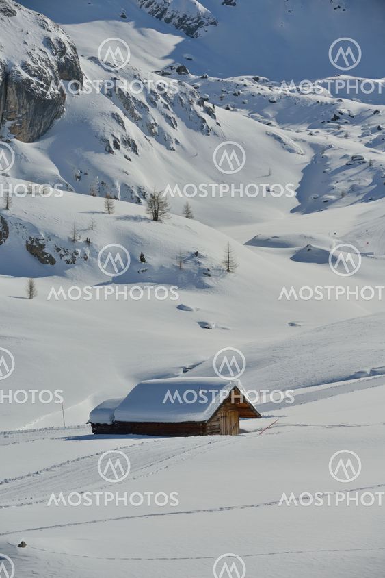 mountain winter nature