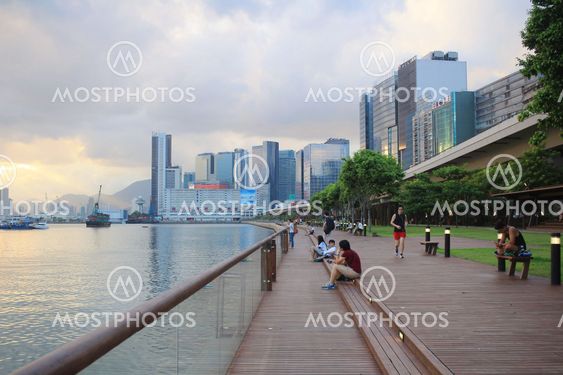 Kwun tong promenade, hong kong