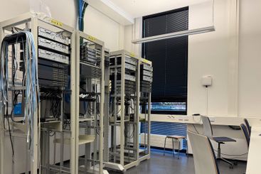 Computer technology. Network cables and equipment indoor