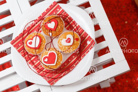 valentine's day muffins