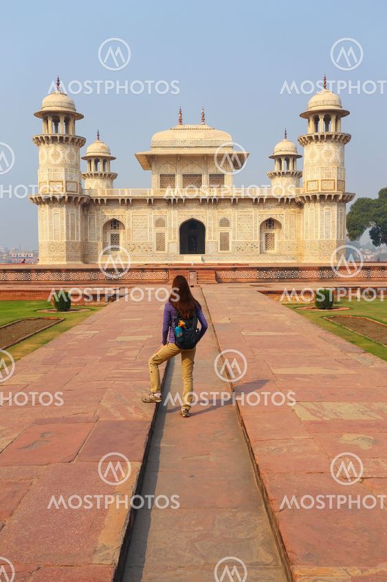 Tomb of Itimad-ud-Daulah in Agra, Uttar Pradesh, India
