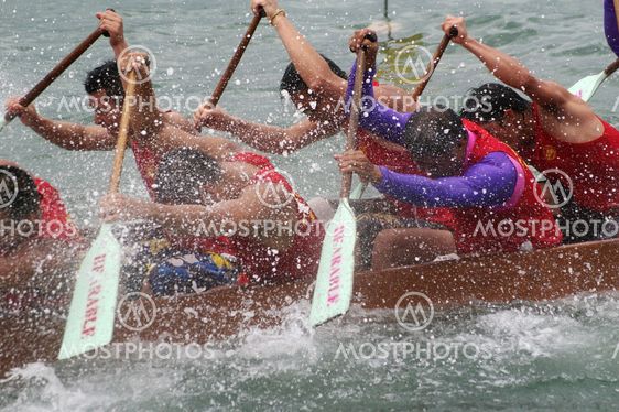 Dragon boat race in Hong Kong