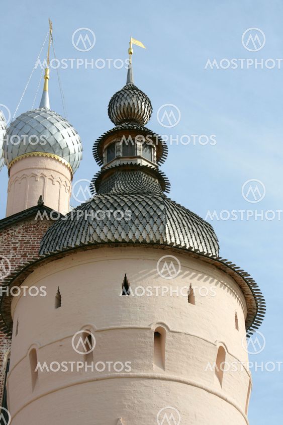Ancient tower in Rostov kremlin