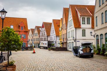 Medieval and Hansa inspired living area Jakriborg in...