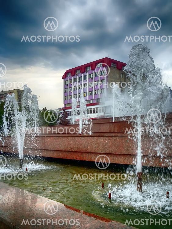 Fountain Sadko - chief fountain of Sumy, Ukraine