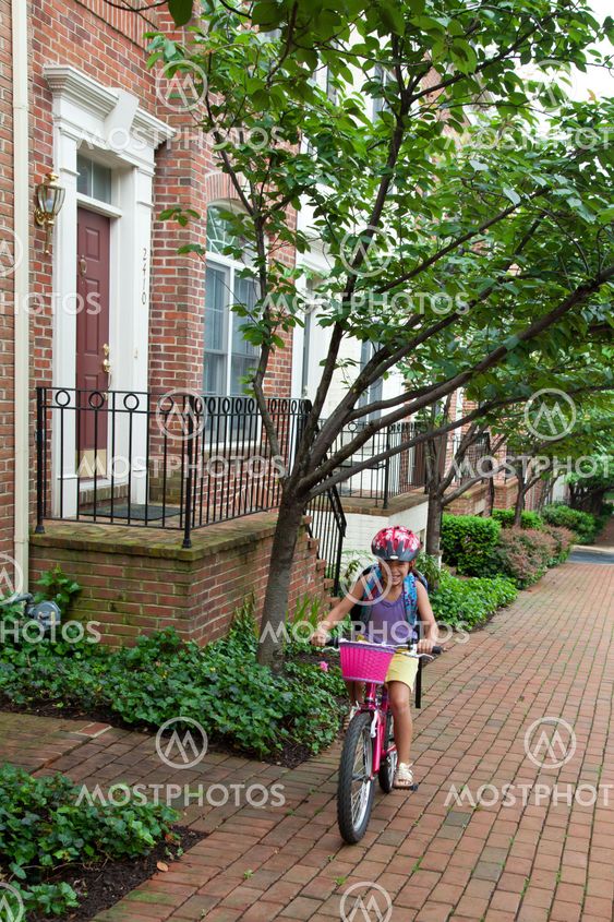 Kids Biking to School