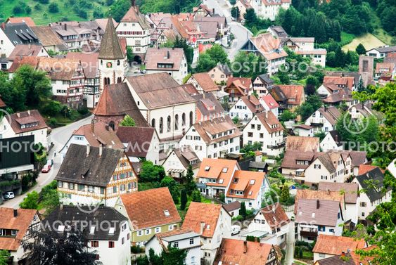 Traditional German village