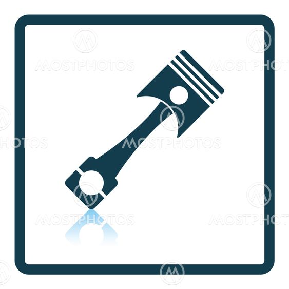 Car motor piston icon