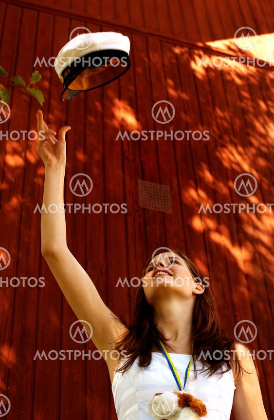 Happy student
