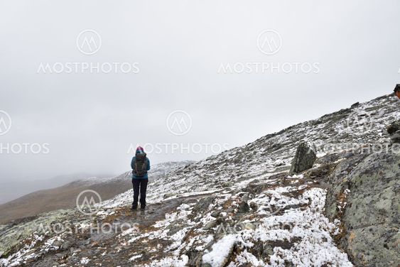 fjällvandrare i tärnafjällen