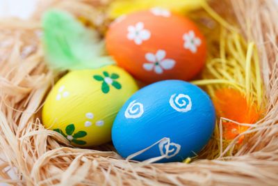 Colorful Easter eggs