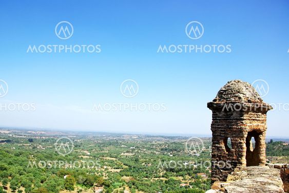 Landscape of Castelo de Vide field, north of Alentejo region