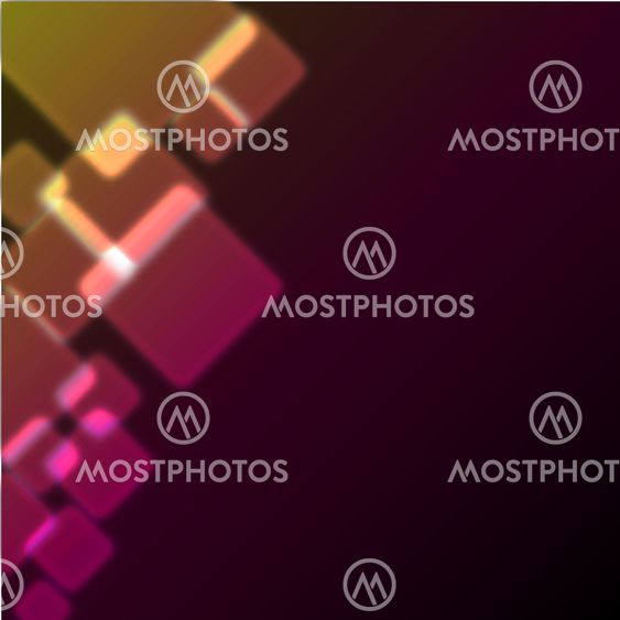 Abstract background with bokeh effect. Vector.