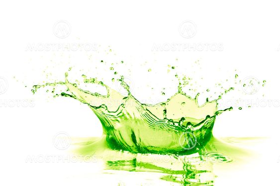 lime drink splash