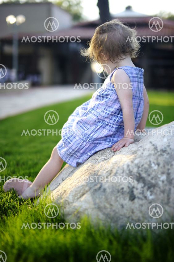 Angry little girl
