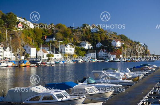 harbour of Risor, Norway