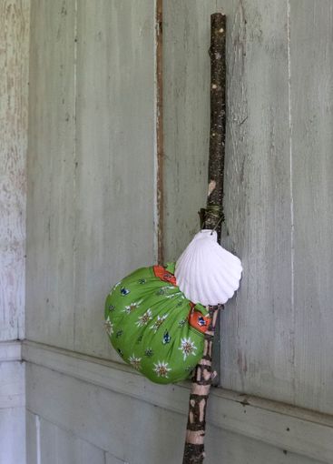 Religious and Christian objects and candles on the...