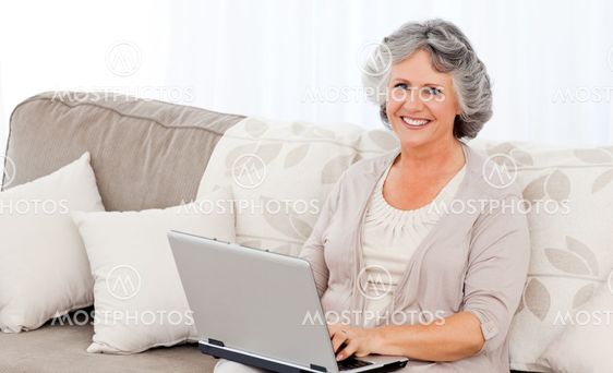 Woman looking at the camera