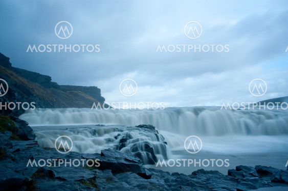 Gulfoss Waterfall in Iceland