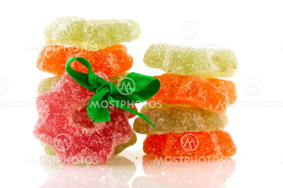Candy Christmas wreaths