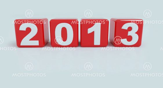 2013 in red cube