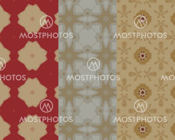 Set of seamless abstract pictures