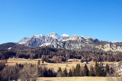 Cortina d'Ampezzo mountains at daylight