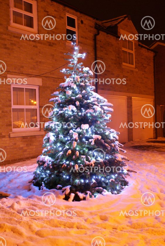 Christmas by Street light