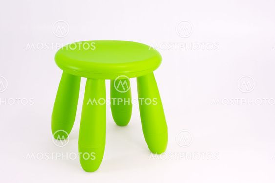 Baby Green Plastic stool