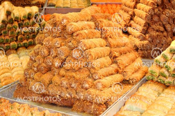 eastern sweets, kanafah and baklava