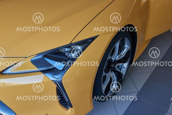 Lexus LC 500 luxury coupe detail