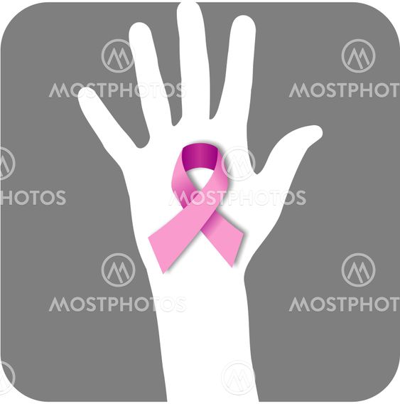 Stop CANCER hand
