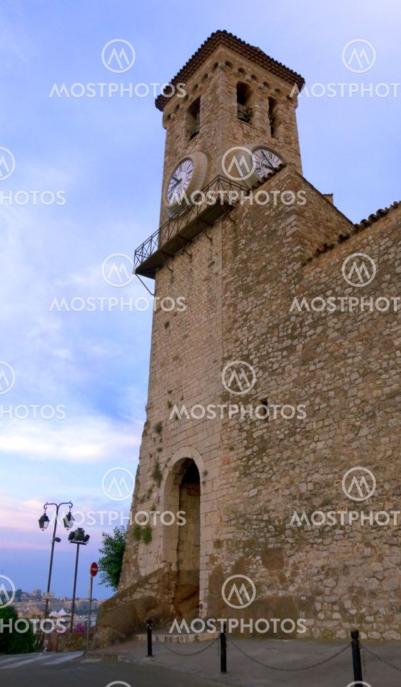 Pretty tower on sunset