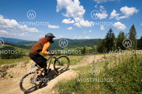 MTB downhill competition