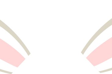 Pink and gray bunny ears symbolize the joy and...