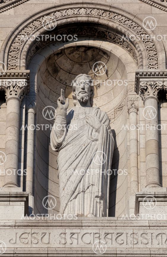 Christ in the Sacre Coeur, Montmarte, Paris, France