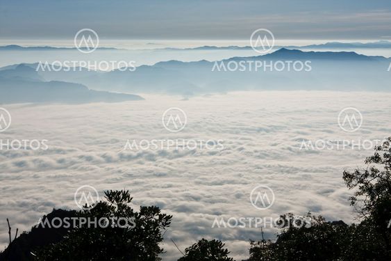 Sunrise view point from Doi Chiang Dao mountain