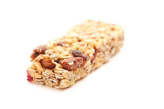 Granola Bar Isolated on White